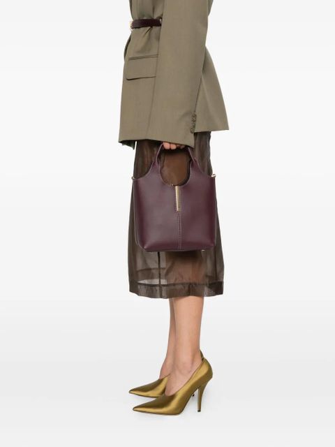 Tod's small Shopping leather tote bag - Red - zdjęcie produktu nr 2