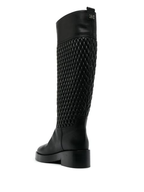 Casadei Dome quilted riding boots - Black - zdjęcie produktu nr 2