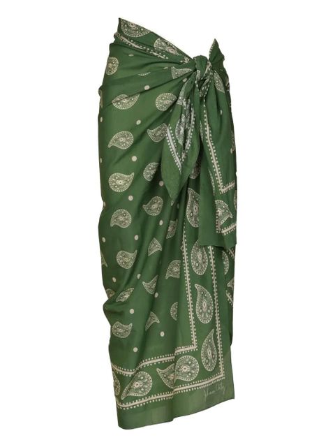 Johanna Ortiz Vibrant Horizons printed pareo - Green - zdjęcie produktu nr 2