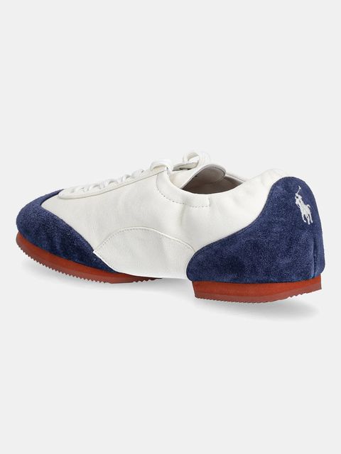 Polo Ralph Lauren sneakersy skórzane Swn Ballerina damskie kolor biały 804972893004