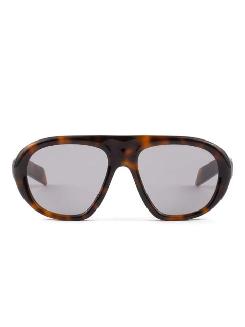 Prada Eyewear tortoiseshell pilot-frame sunglasses - Brown - zdjęcie produktu nr 1