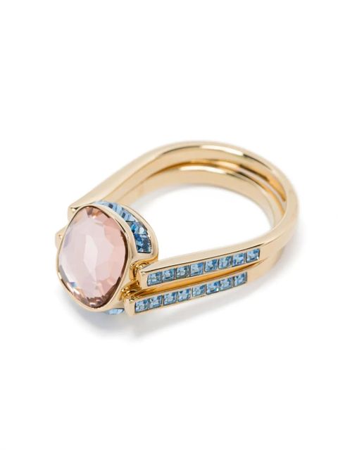 Swarovski Chroma ring - Gold