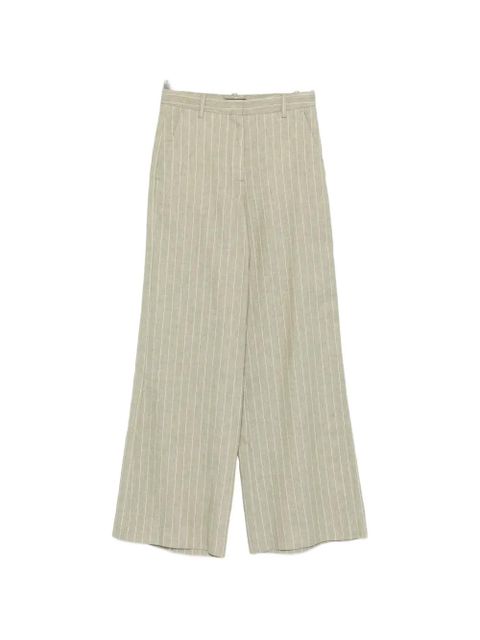 Maje striped straight trousers - Green - zdjęcie produktu nr 1