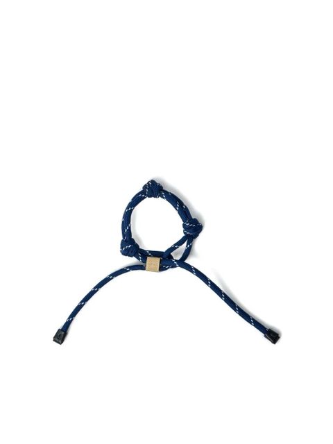 Miu Miu knotted-cord bracelet - Blue - zdjęcie produktu nr 1