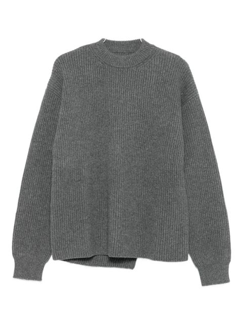 Jil Sander crew-neck sweater - Grey