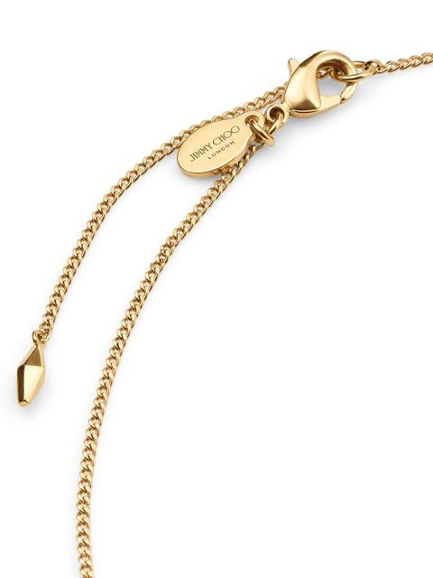 Jimmy Choo Diamond JC Chain necklace - Gold