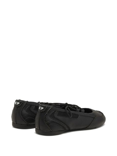 Diesel lace-up ballet flats - Black - zdjęcie produktu nr 2