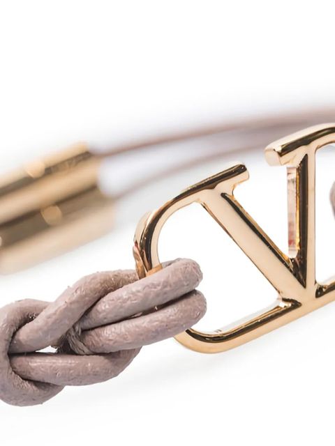 Valentino Garavani braided V-logo bracelet - Gold