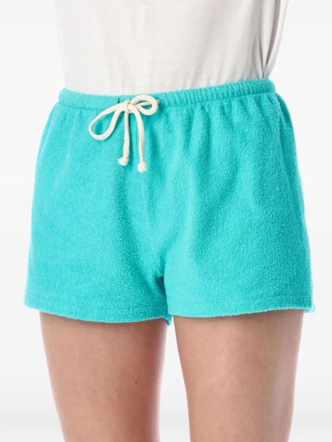 American Vintage Boby Park towelling shorts - Blue