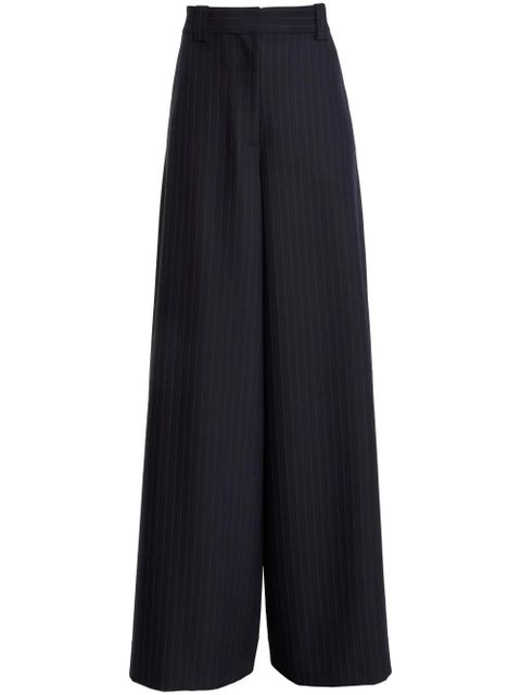 KHAITE Jacob wide-leg trousers - Black - zdjęcie produktu nr 1