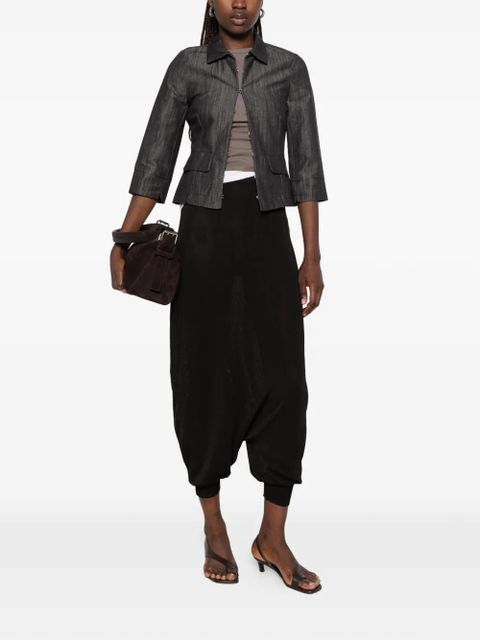 Paloma Wool fine-knit drop-crotch trousers - Black - zdjęcie produktu nr 2