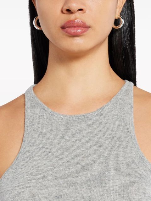 STAUD Ayana ribbed-knit tank top - Grey
