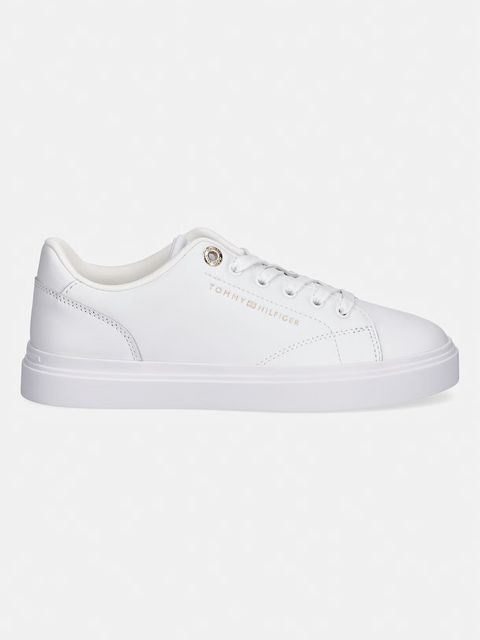 Tommy Hilfiger TH FEMININE CUPSOLE LEATHER tenisówki damskie - zdjęcie produktu nr 1