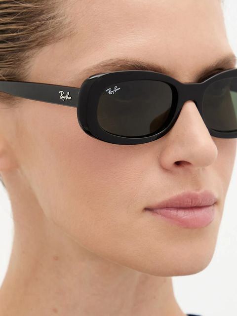 Ray-Ban okulary przeciwsłoneczne damskie kolor czarny 0RB2221