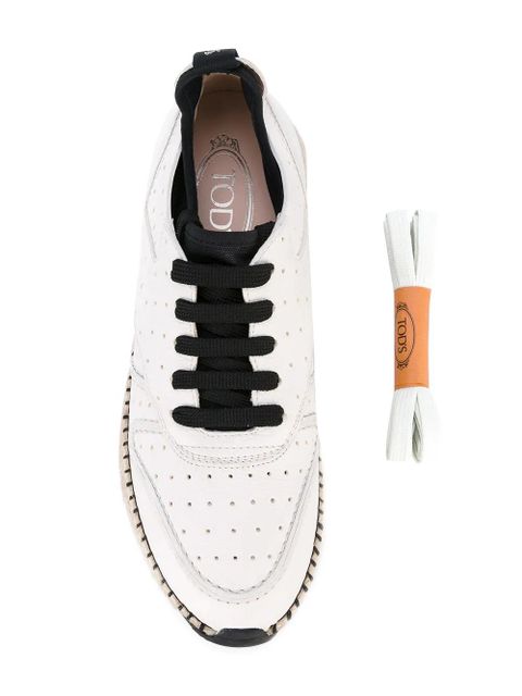 Tod's 'Running Raffia' trainers - White