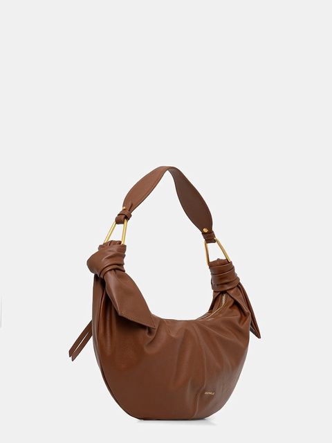 Coccinelle torebka skórzana FUROSHIKI kolor brązowy E1 U1A 13 02 01 - zdjęcie produktu nr 2