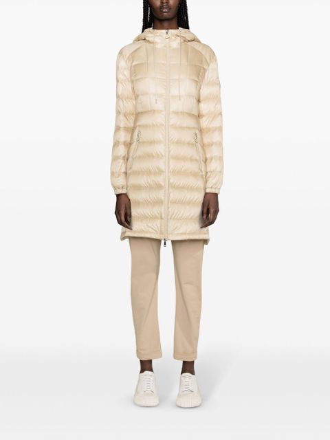 Moncler Amintore long quilted coat - Neutrals - zdjęcie produktu nr 2