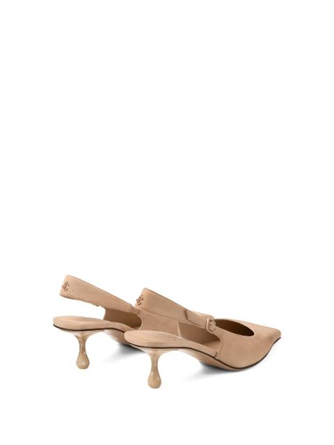 Jimmy Choo Amel pointed slingback pumps - Neutrals - zdjęcie produktu nr 2