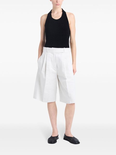 Proenza Schouler pleated knee-length shorts - White