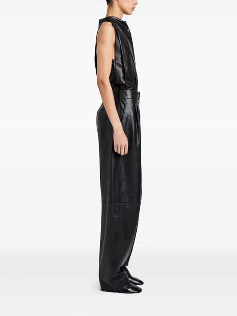 Proenza Schouler Iza draped top - Black - zdjęcie produktu nr 2