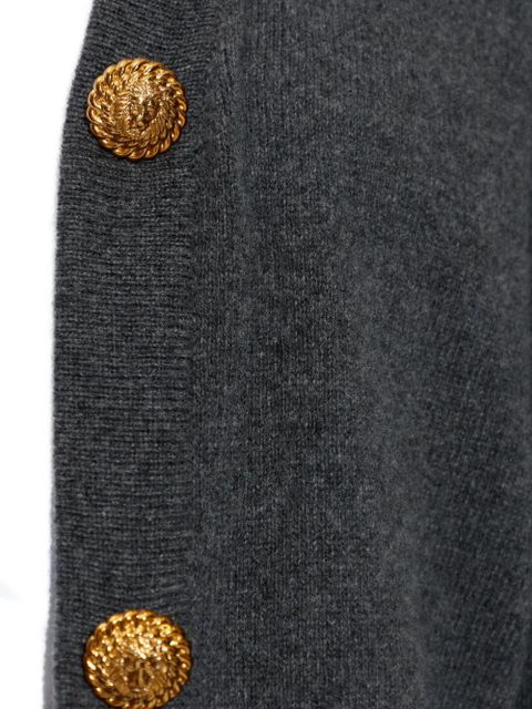 Balmain button pockets cardigan - Grey