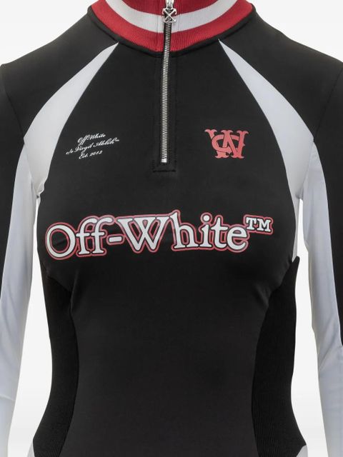 Off-White Serena long-sleeve zip dress - Black - zdjęcie produktu nr 2