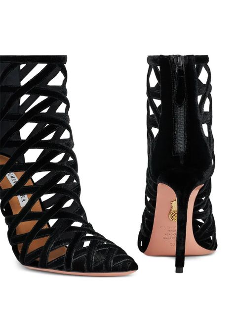 Aquazzura 105mm Romance boots - Black - zdjęcie produktu nr 2