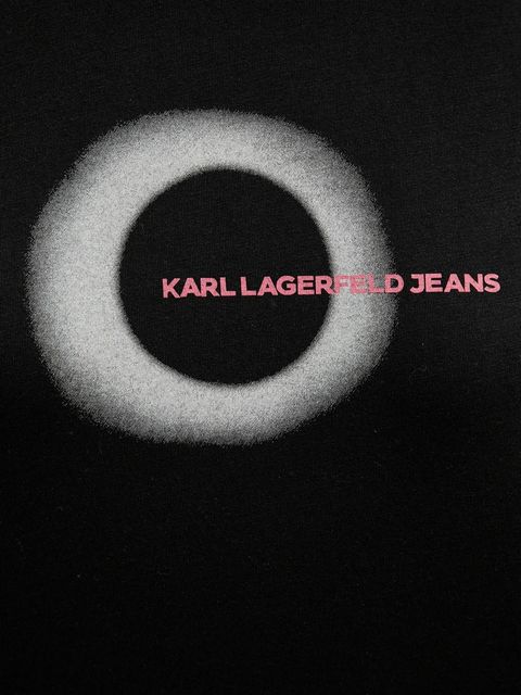Karl Lagerfeld Jeans t-shirt damski kolor czarny A4W17011