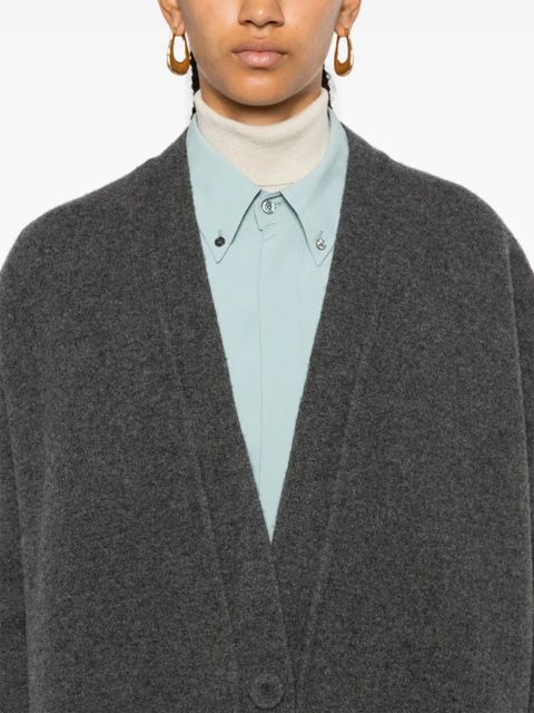 Jil Sander drop-shoulder cardigan - Grey