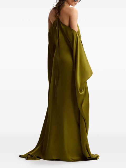 Essentiel Antwerp halterneck maxi dress - Green