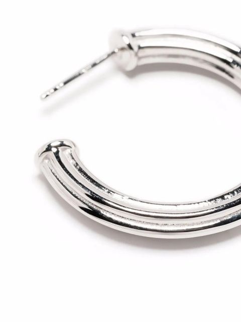 Missoma large ridge hoop earrings - Silver - zdjęcie produktu nr 2