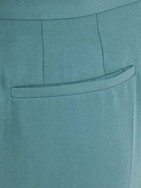 BA&SH spodnie z domieszką lnu