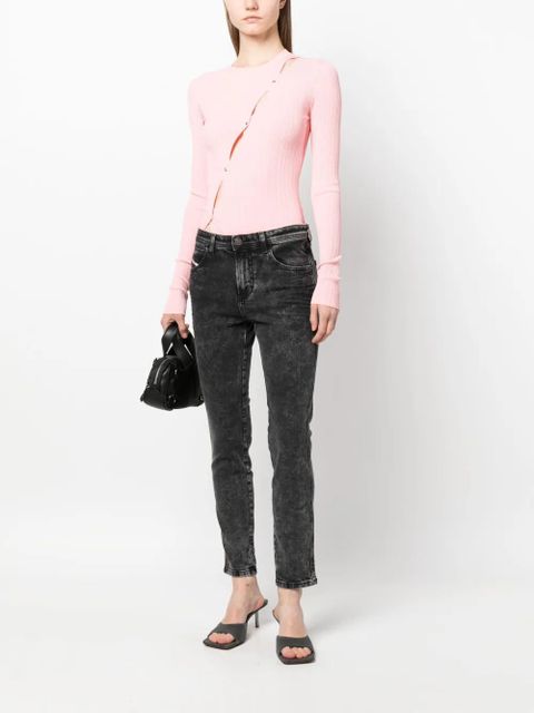 Diesel Babhila mid-rise skinny jeans - Black - zdjęcie produktu nr 2