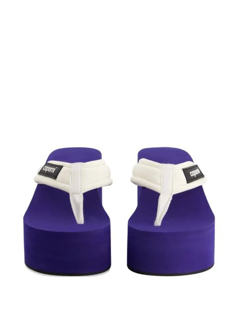 Coperni platform wedge sandals - Neutrals