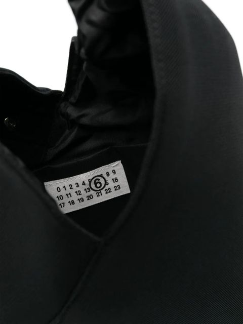 MM6 Maison Margiela small Japanese canvas tote bag - Black - zdjęcie produktu nr 2