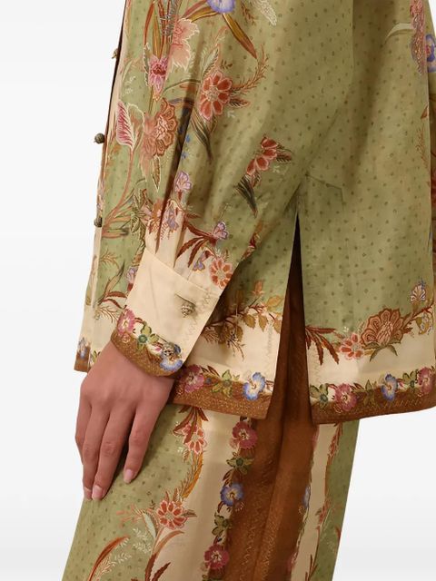 ZIMMERMANN Indra floral-print shirt - Green