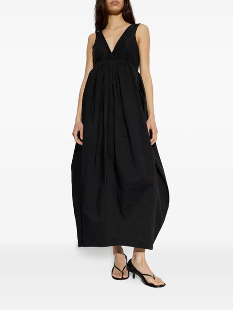 Róhe V-neck maxi dress - Black