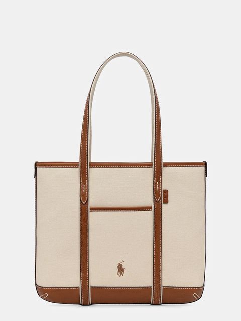 Polo Ralph Lauren torebka kolor beżowy 428P03085 - zdjęcie produktu nr 1