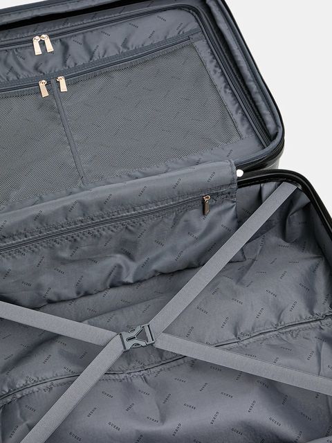 Guess walizka JESCO kolor brązowy TWHB83 89988