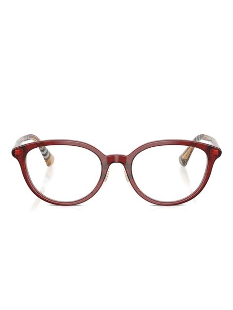 Burberry Eyewear round-frame glasses - Red - zdjęcie produktu nr 1