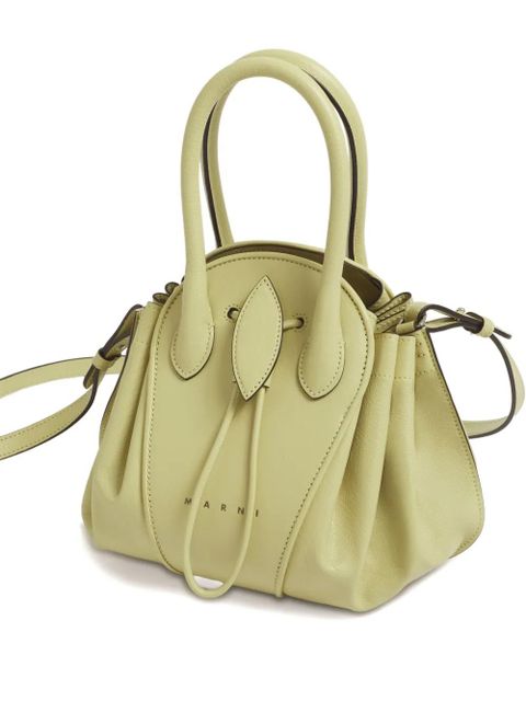 Marni tubular handle tulipea shoulder bag - Green
