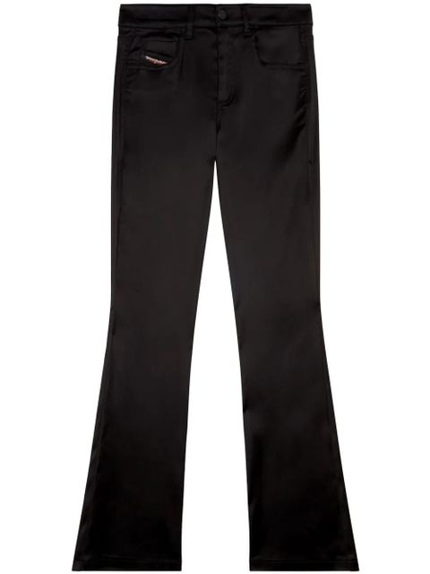 Diesel P-Ebbey mid-rise flared trousers - Black - zdjęcie produktu nr 1