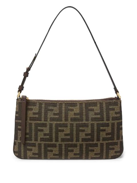 FENDI Baguette patterned tote bag - Brown - zdjęcie produktu nr 1