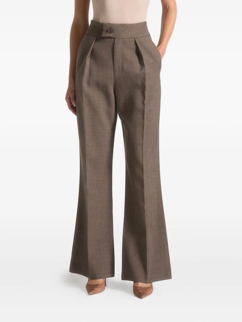 Manière De Voir Elsa high-waisted tailored trousers - Brown - zdjęcie produktu nr 1