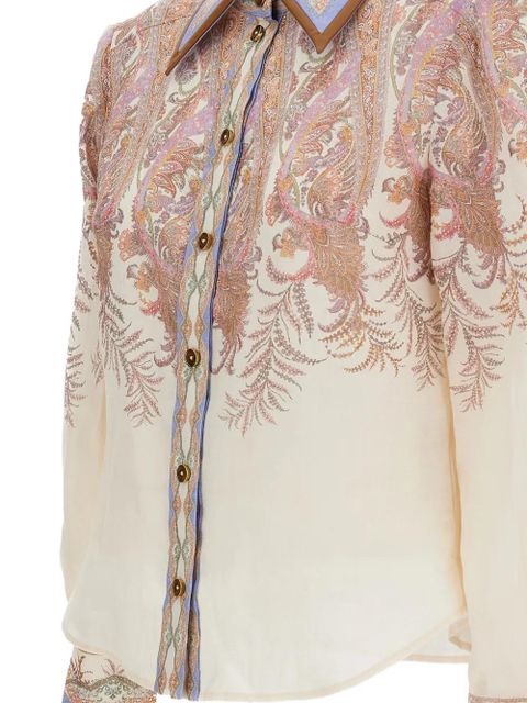ZIMMERMANN Alchemy paisley-print shirt - Neutrals