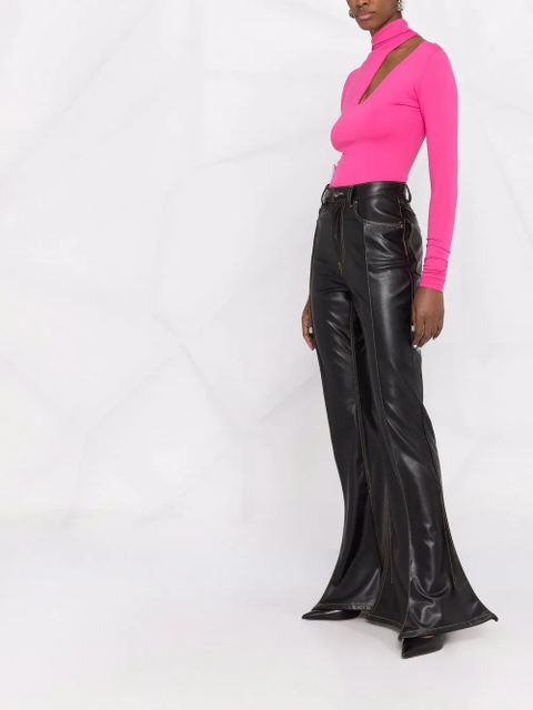 MANURÍ Bambina cut-out detail blouse - Pink