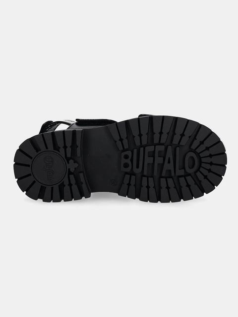 Buffalo sandały Lennox Snd damskie kolor czarny na platformie 1602271-BLK
