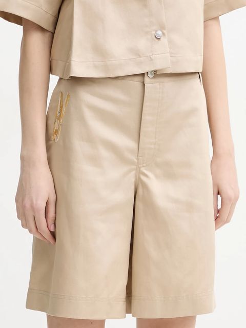 Moschino Jeans szorty z domieszką lnu - zdjęcie produktu nr 1