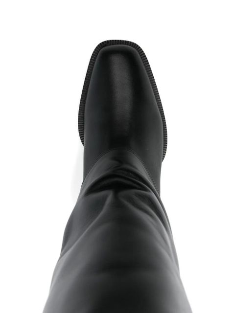 FENDI leather ankle boots - Black