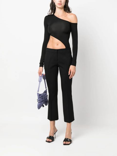 Blumarine low-rise cropped trousers - Black